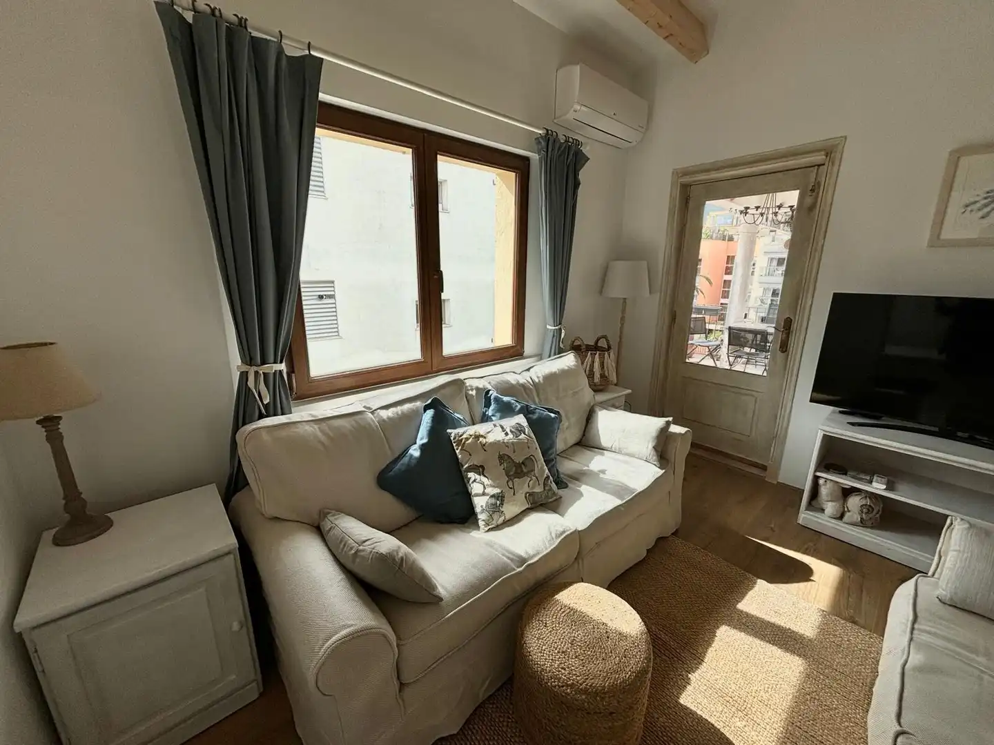 Sala de estar de Ático de alquiler en  Palma de Mallorca con Terraza, Amueblado y Balcón