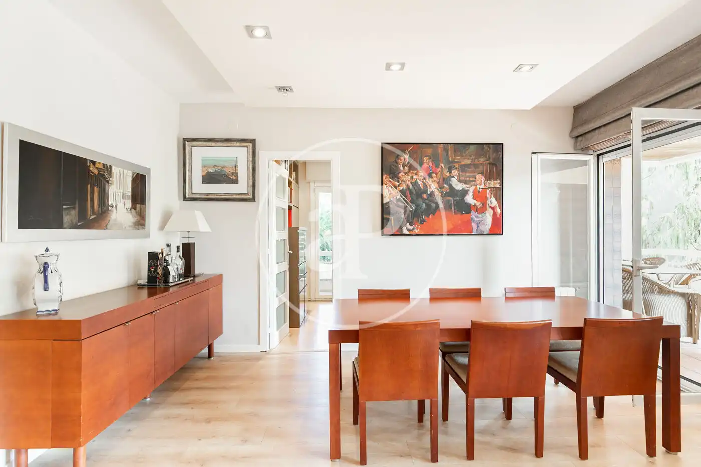 Comedor de Piso en venta en Barcelona con Calefacción, Jardín privado y Terraza