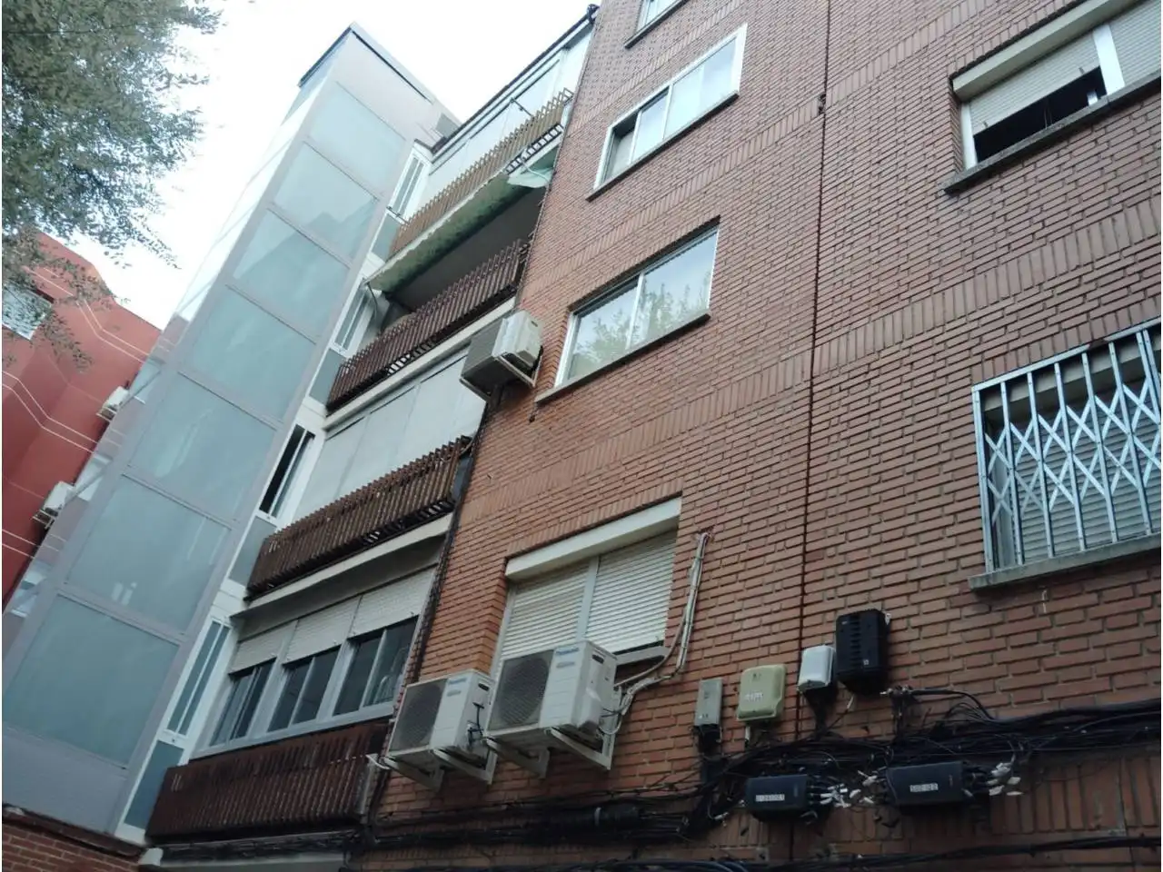 Vista exterior de Piso en venta en Leganés con Terraza