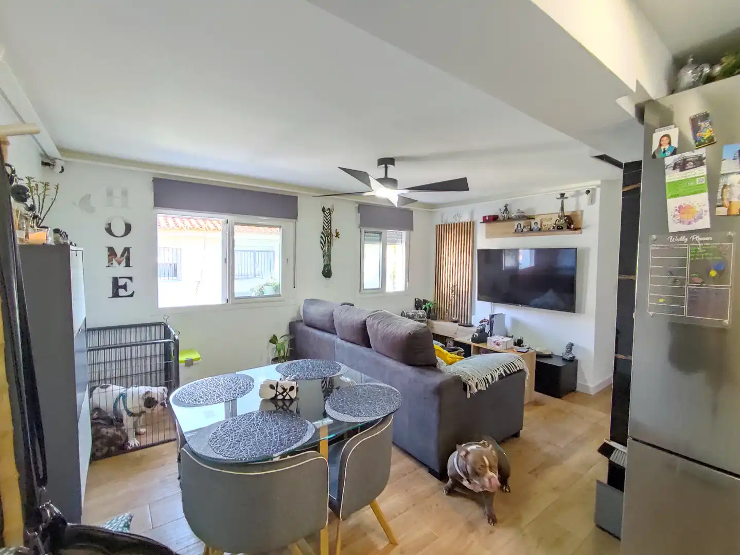 Sala de estar de Piso en venta en Torremolinos con Aire acondicionado, Amueblado y Horno