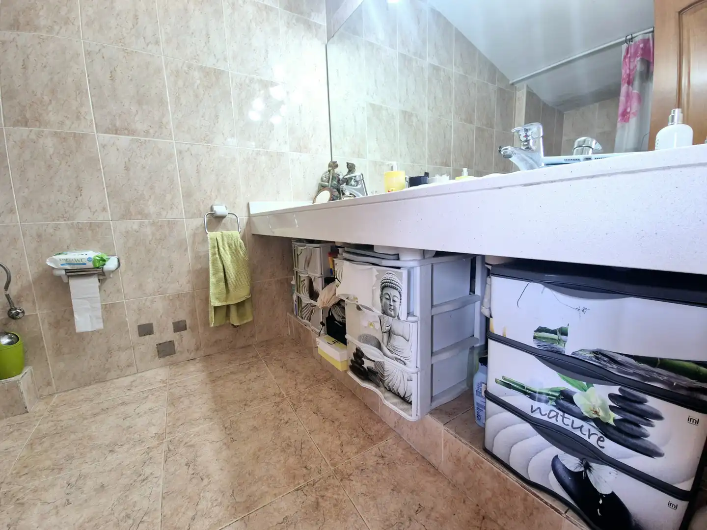 Baño de Dúplex en venta en Malgrat de Mar con Aire acondicionado, Terraza y Amueblado