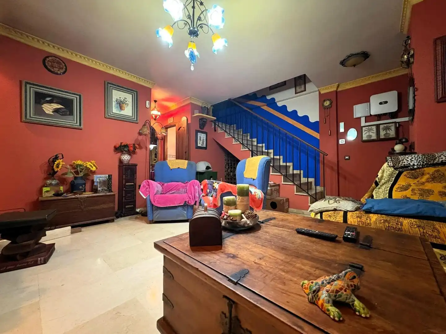 Sala de estar de Casa o chalet en venta en Algeciras con Aire acondicionado, Terraza y Trastero