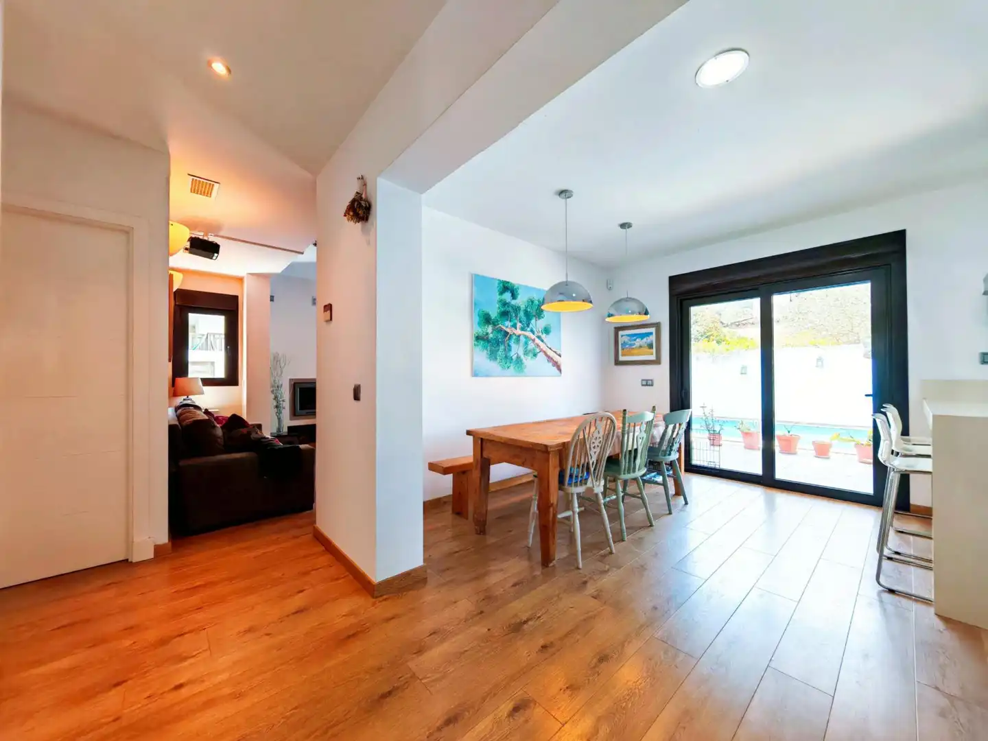 Comedor de Casa o chalet en venta en Chiclana de la Frontera con Aire acondicionado, Jardín privado y Terraza
