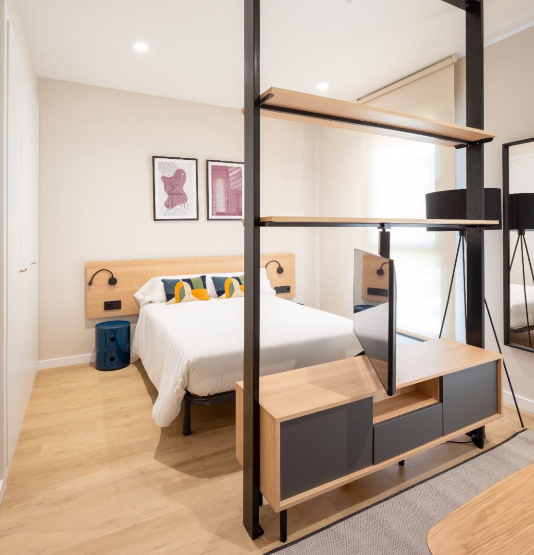 Bedroom of Study to rent in Málaga Capital  with Air Conditioner, Heating and Furnished