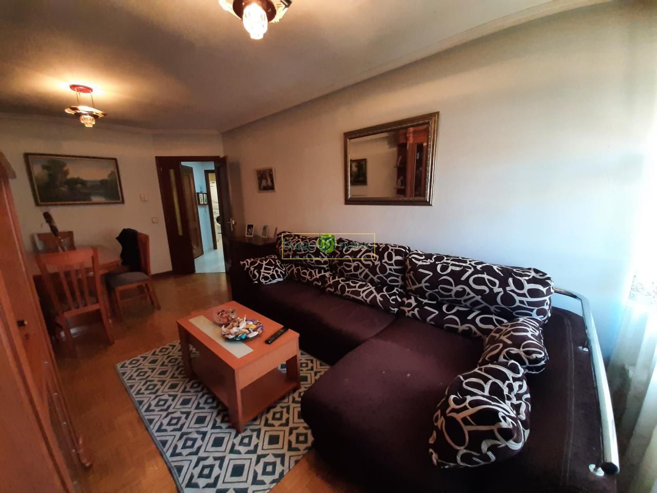 Living room of Flat for sale in San Andrés del Rabanedo  with Heating, Parquet flooring and Storage room