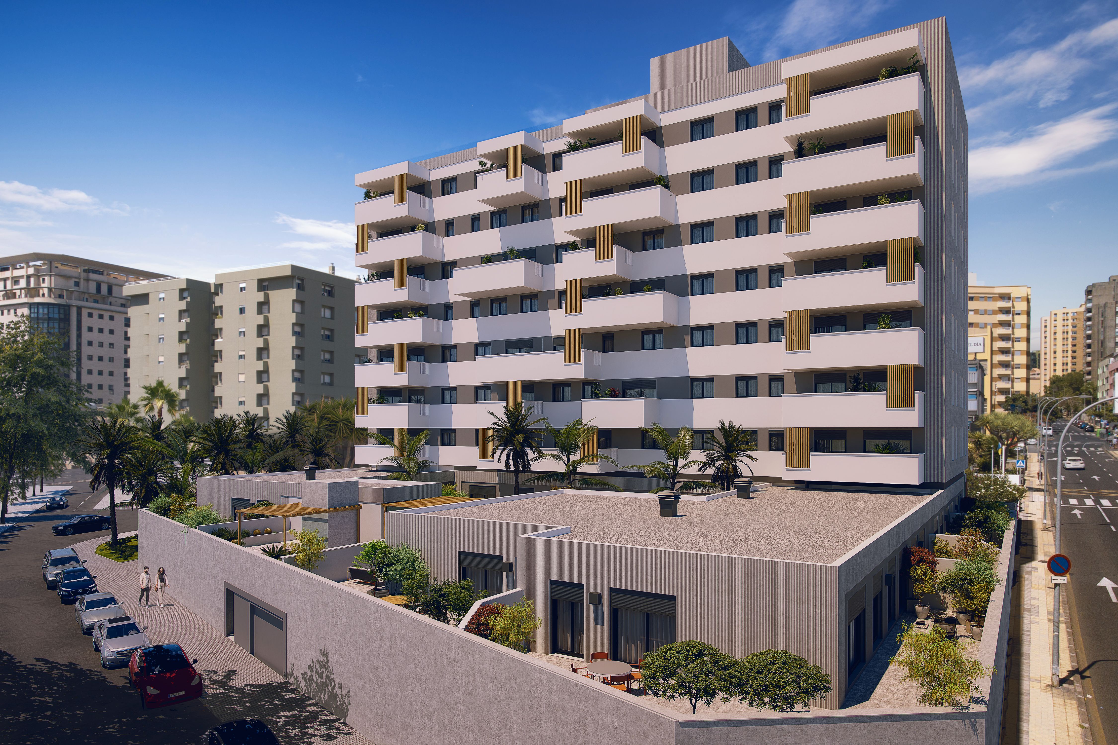 Exterior view of Flat for sale in  Santa Cruz de Tenerife Capital  with Private garden, Terrace and Storage room