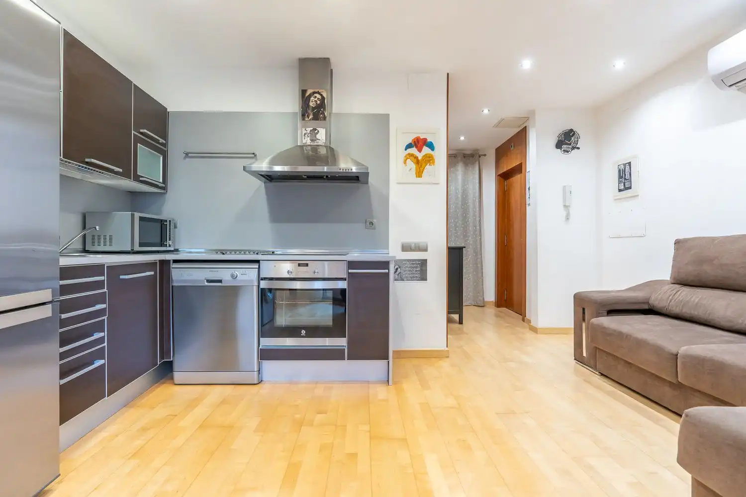 Küche von Wohnung zum Verkauf in Reus mit Klimaanlage