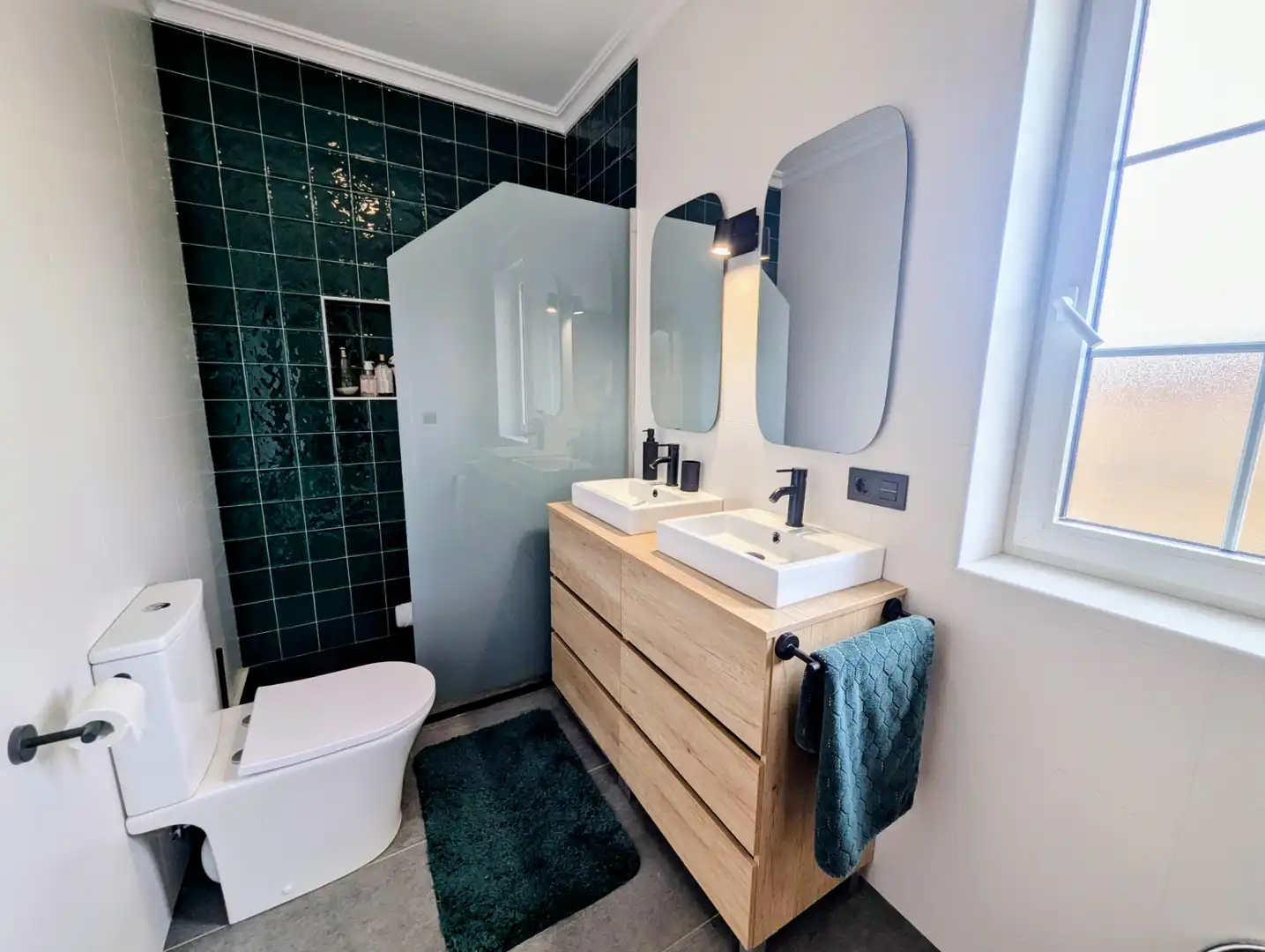 Bathroom of Houses for sale in Villamuriel de Cerrato  with Heating, Furnished and Balcony