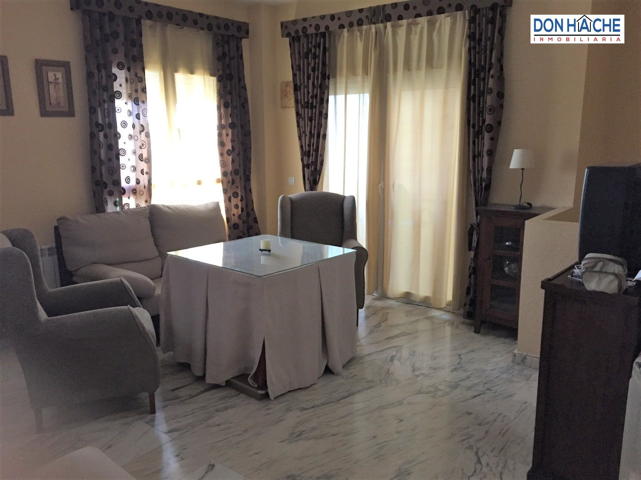 Living room of Duplex for sale in Mérida  with Heating, Parquet flooring and Terrace