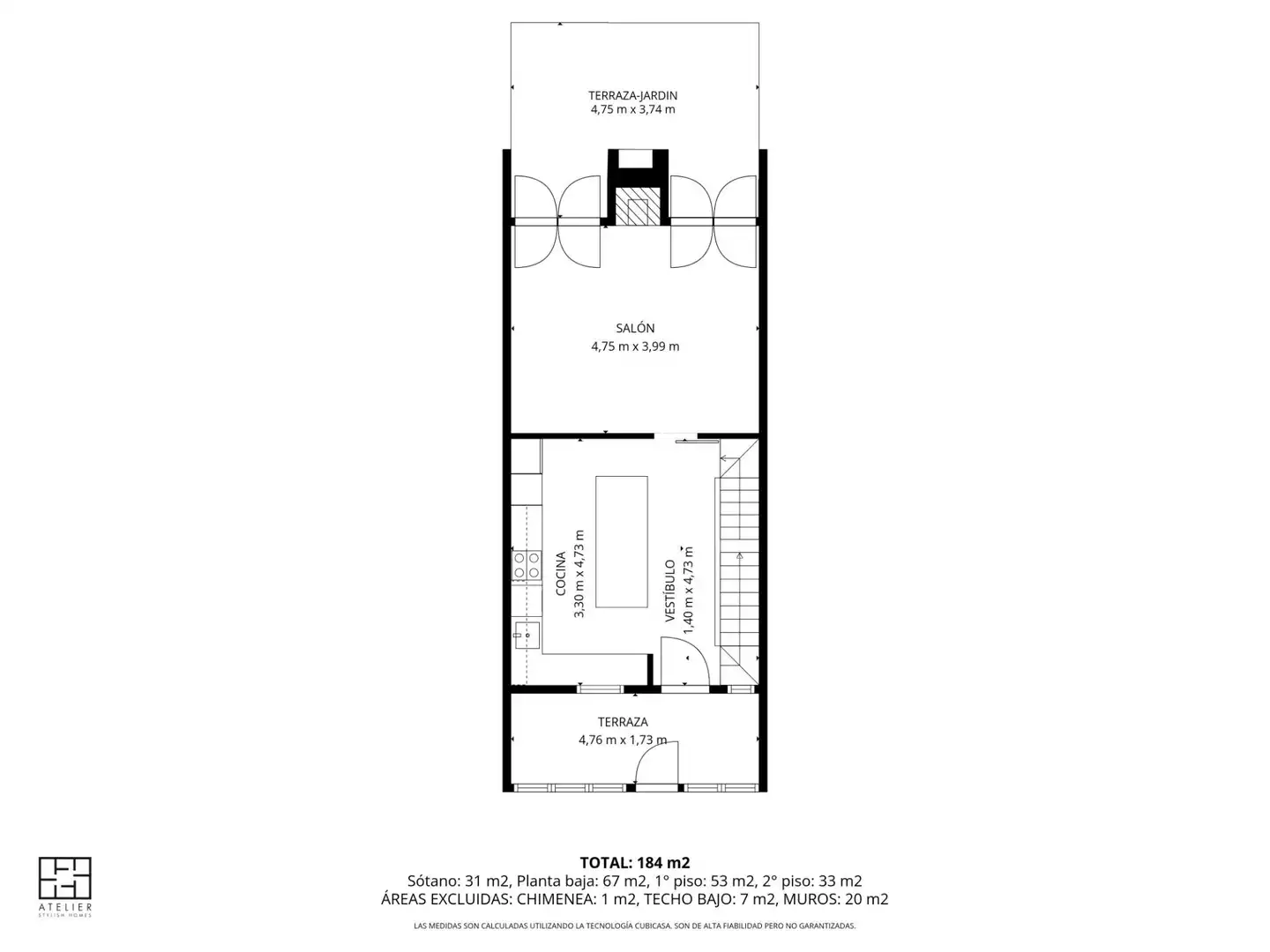 Reihenhaus mit Terrasse zum Verkauf in Calle CIUDAD DE BARCELONA,FORMI 19, imagen 33