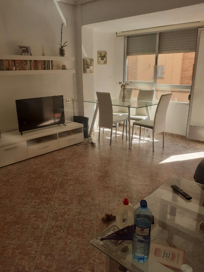 Living room of Flat for sale in Castellón de la Plana / Castelló de la Plana  with Furnished and Balcony