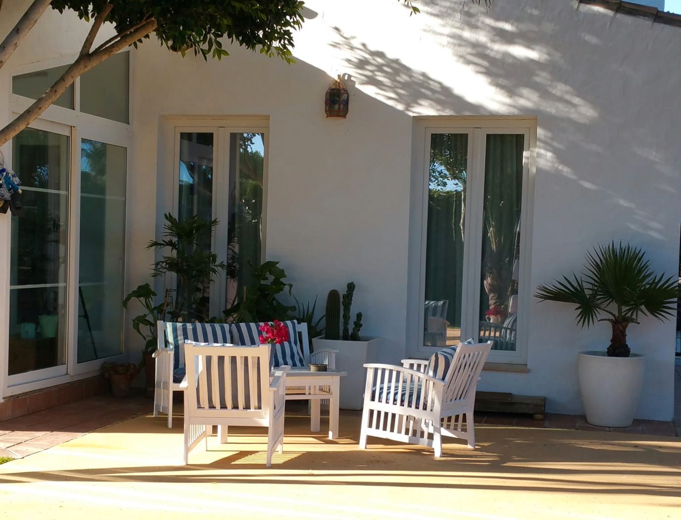 Terrace of House or chalet for sale in El Puerto de Santa María  with Air Conditioner, Private garden and Storage room