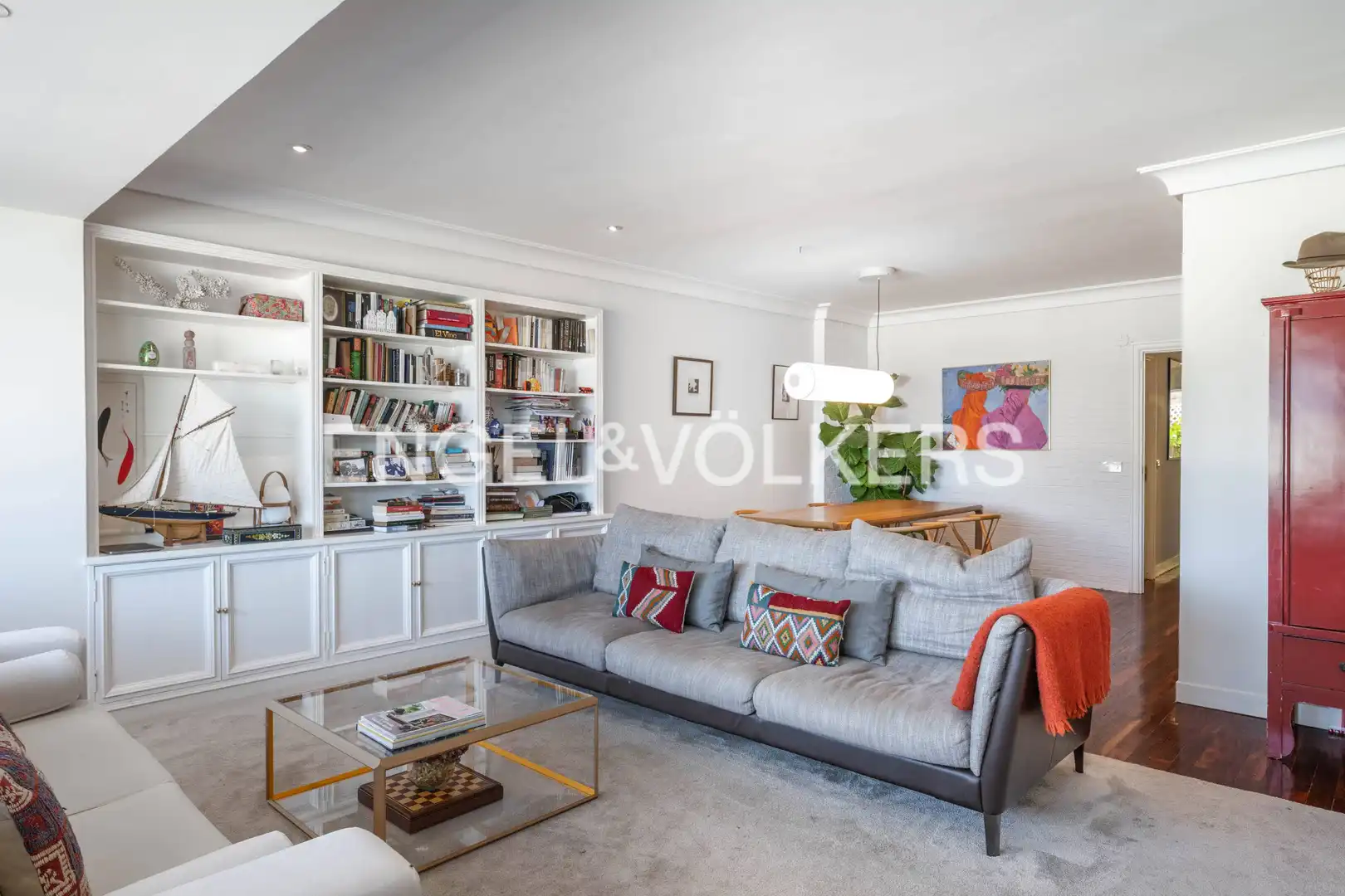 Sala de estar de Piso en venta en Donostia - San Sebastián  con Calefacción, Parquet y Terraza