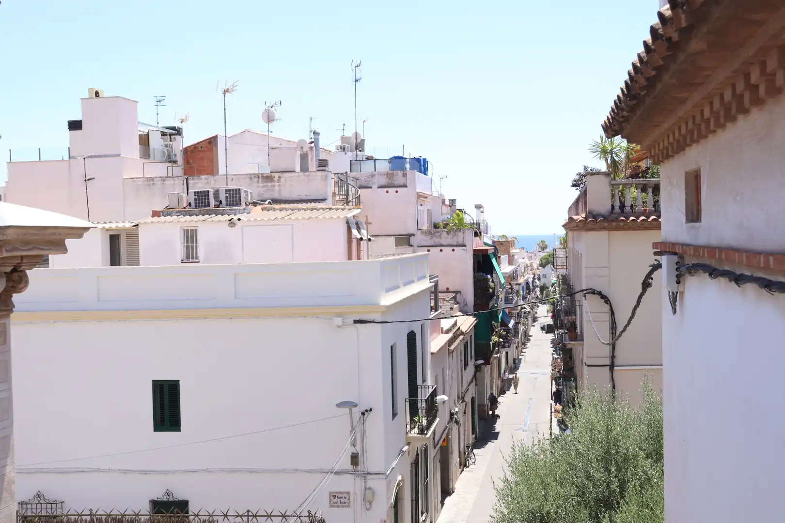 Vista exterior de Pis en venda en Sitges amb Aire condicionat, Calefacció i Moblat