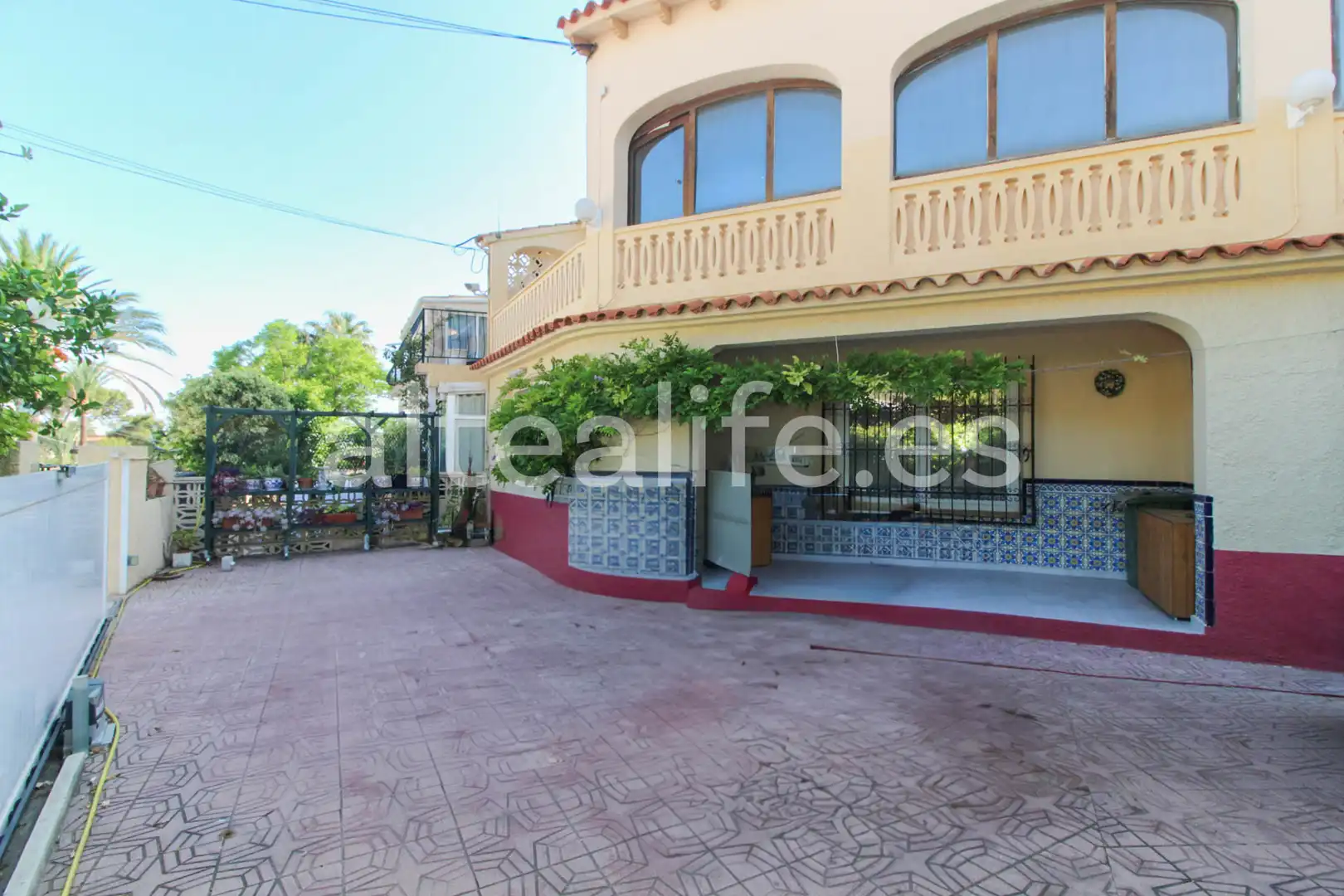 Vista exterior de Casa adosada en venta en Altea con Aire acondicionado, Terraza y Piscina