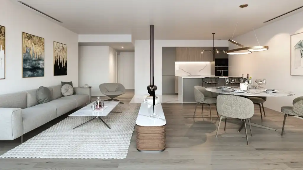 Sala de estar de Ático en venta en  Palma de Mallorca con Aire acondicionado, Calefacción y Terraza