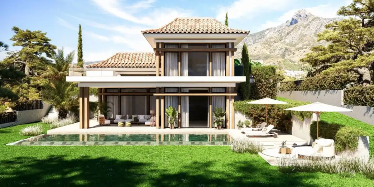 Jardí de Casa o xalet en venda en Marbella amb Aire condicionat, Jardí privat i Terrassa