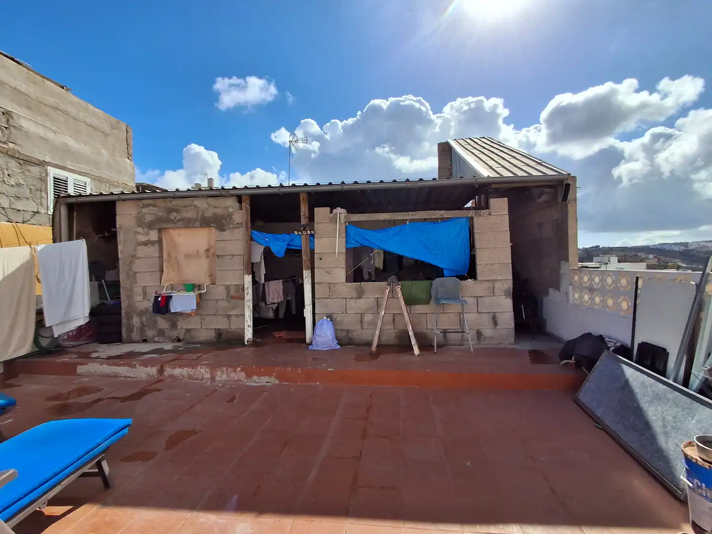 Vista exterior de Casa adosada en venda en Tamaraceite - San Lorenzo - Tenoya