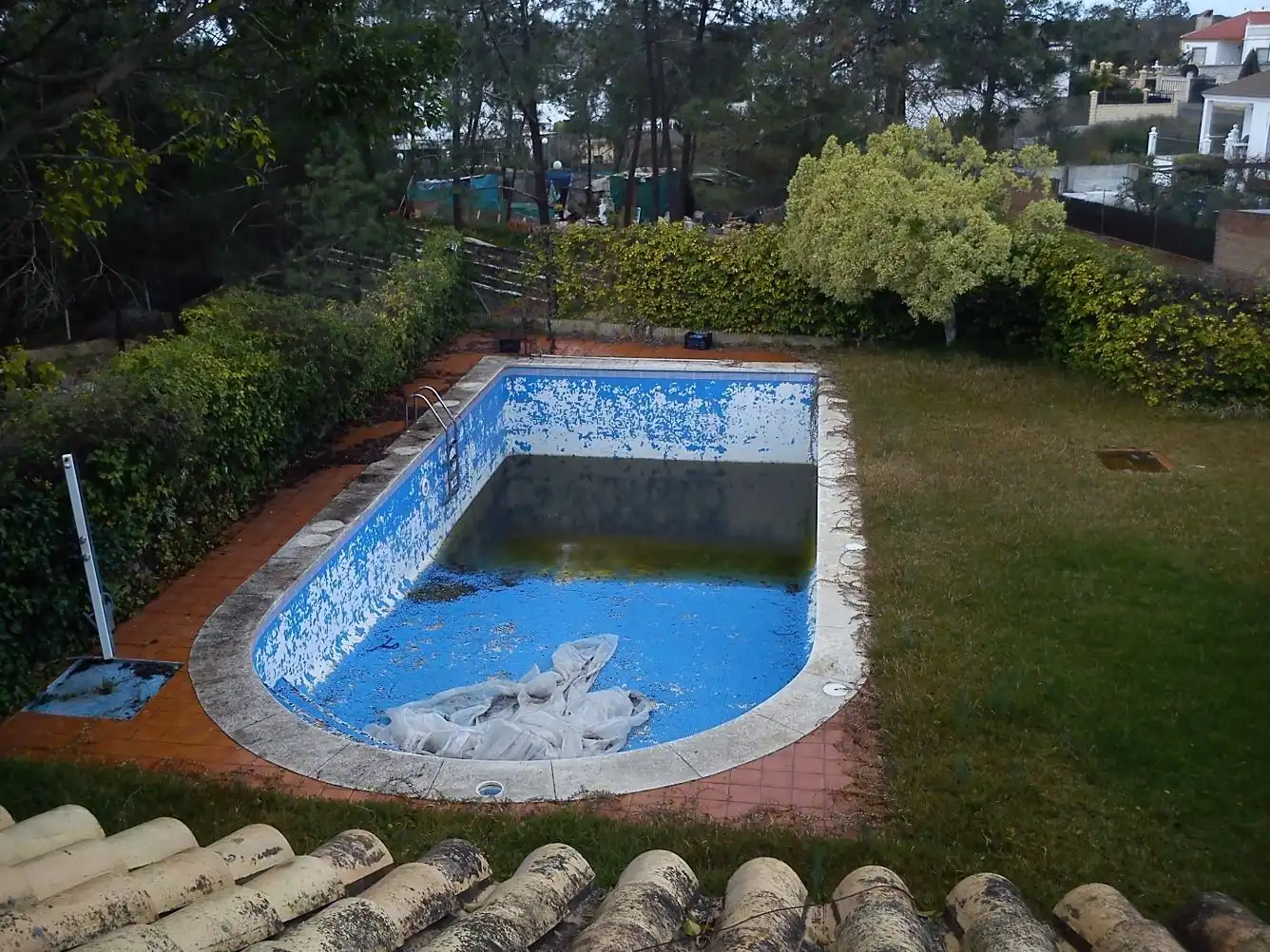 Piscina de Casa o xalet en venda en Lepe amb Aire condicionat, Jardí privat i Terrassa