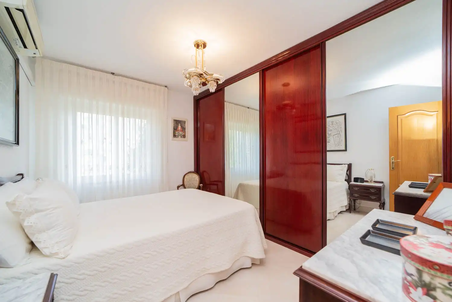 Bedroom of Flat for sale in Móstoles  with Air Conditioner, Heating and Terrace