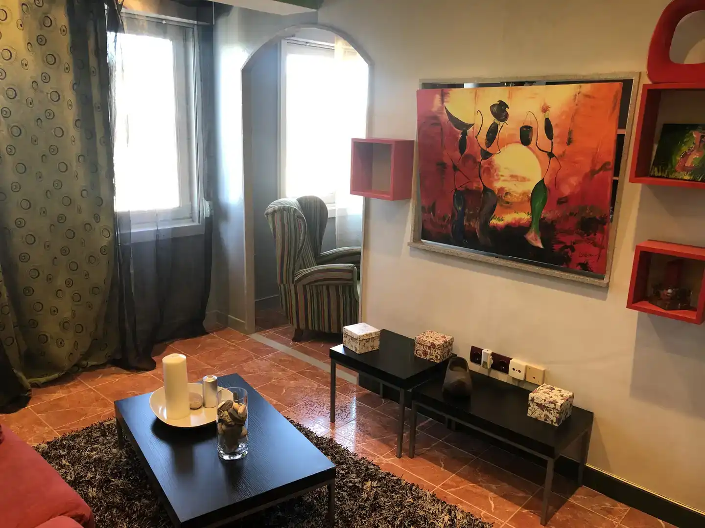 Sala de estar de Piso en venta en Ordes, A Coruña