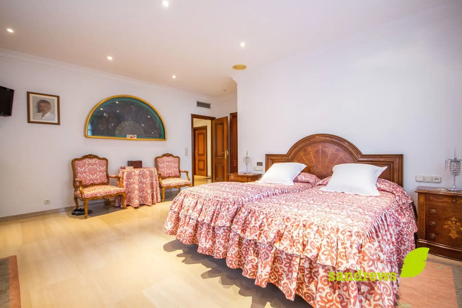 Schlafzimmer von Einfamilien-Reihenhaus zum Verkauf in Figueres mit Klimaanlage, Heizung und Privatgarten