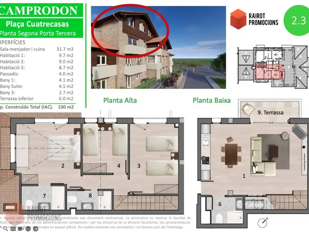 Dúplex en venta en Camprodon