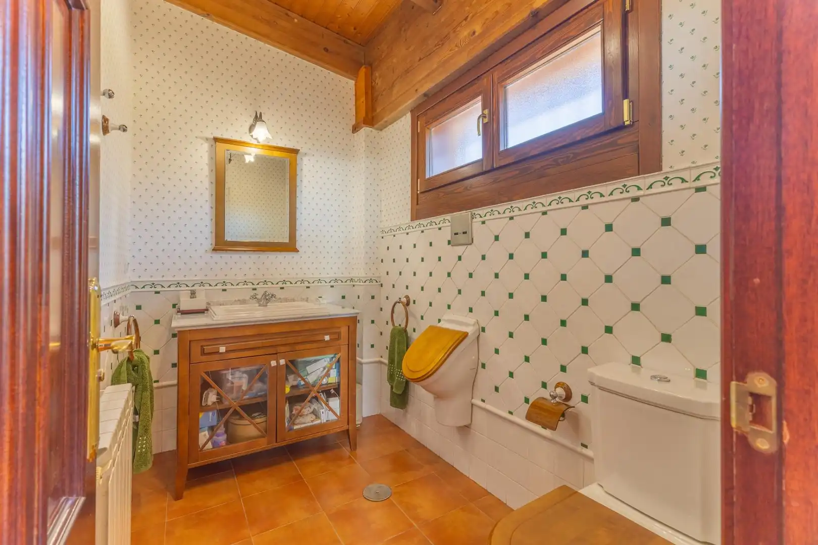 Baño de Casa o chalet en venta en A Cañiza   con Calefacción, Jardín privado y Terraza