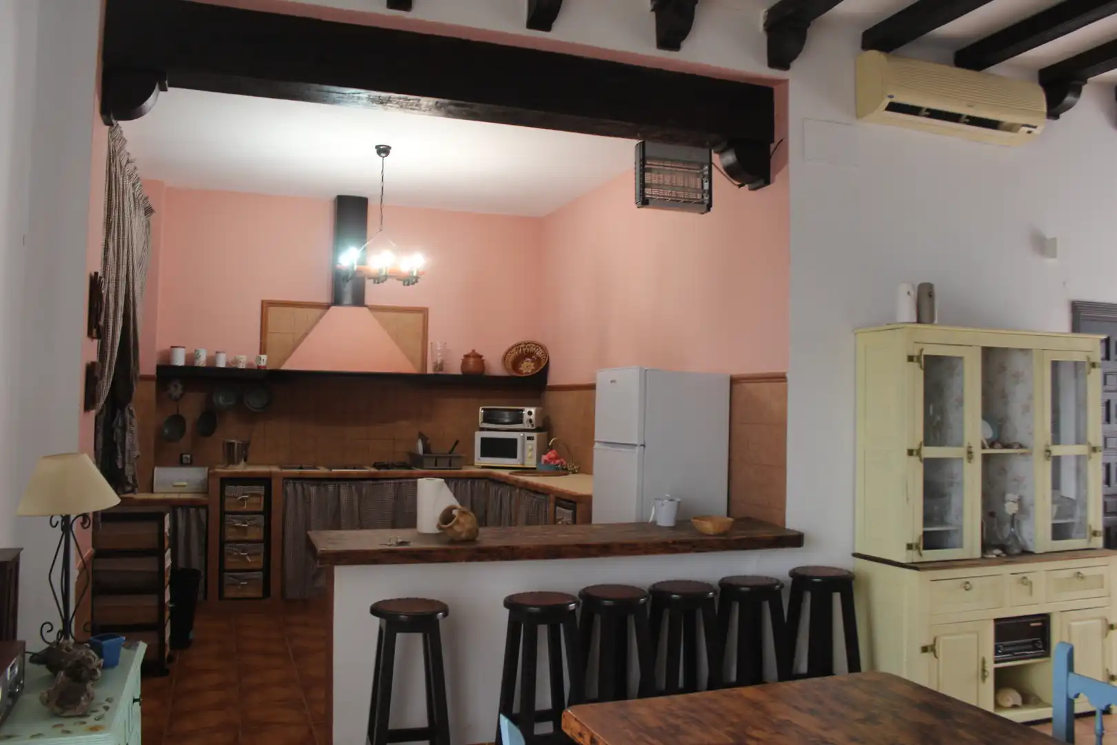 Cocina de Casa o chalet en venta en Villaverde del Río con Aire acondicionado, Jardín privado y Trastero