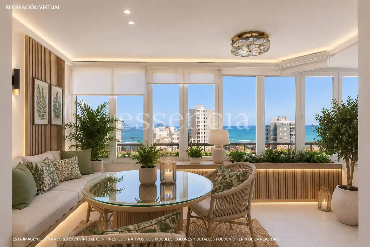 Wohnzimmer von Wohnungen zum Verkauf in Gandia mit Terrasse, Balkon und Gemeinschaftspool