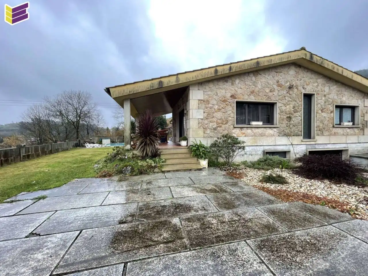Vista exterior de Casa o chalet en venta en Salceda de Caselas con Calefacción, Terraza y Piscina