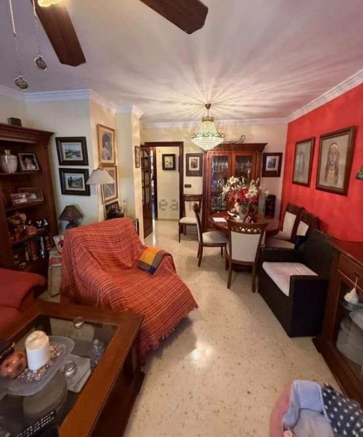 Sala d'estar de Pis en venda en Málaga Capital amb Aire condicionat i Terrassa