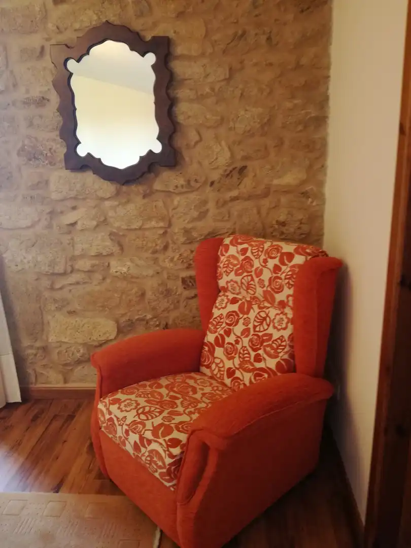 Living room of Houses for rent in Rianxo  with Heating, Private garden and Furnished
