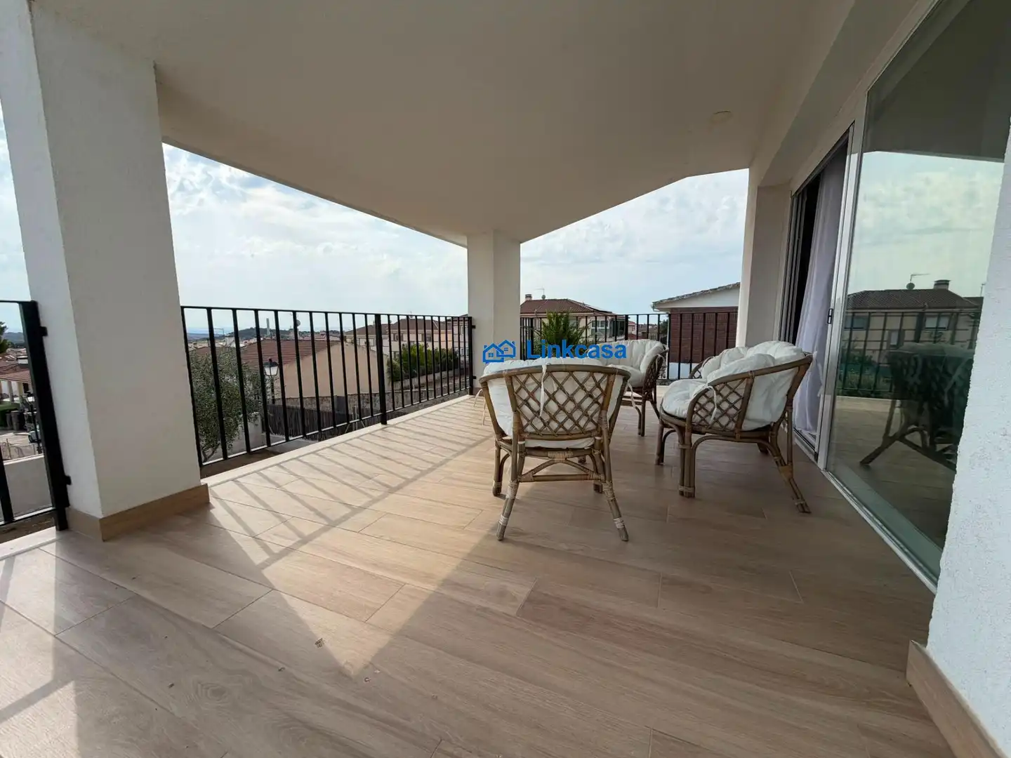 Terraza de Casa o chalet en venta en Navas del Rey con Calefacción, Jardín privado y Terraza