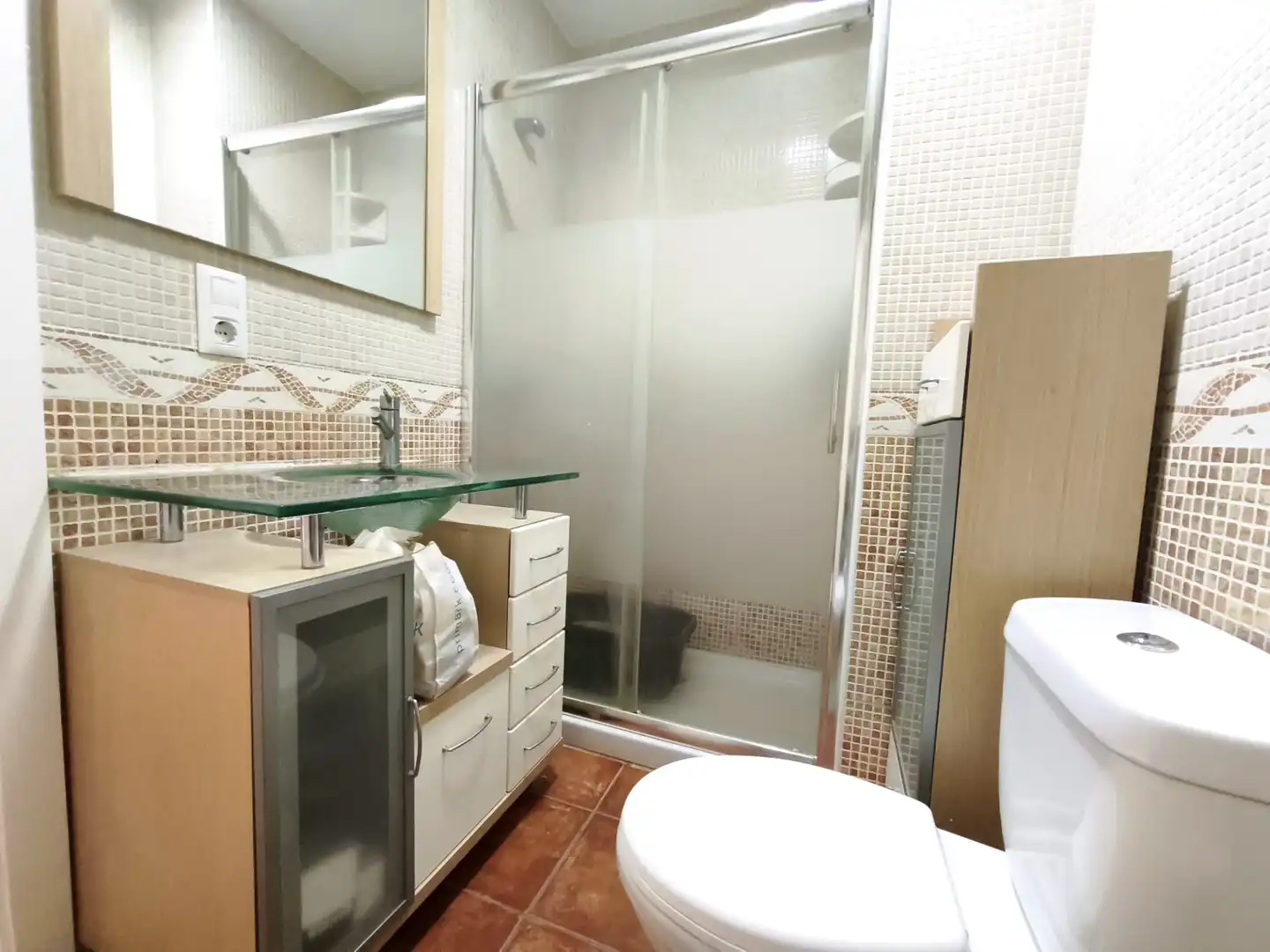 Baño de Casa o chalet en venta en Las Ventas de Retamosa con Aire acondicionado, Calefacción y Jardín privado