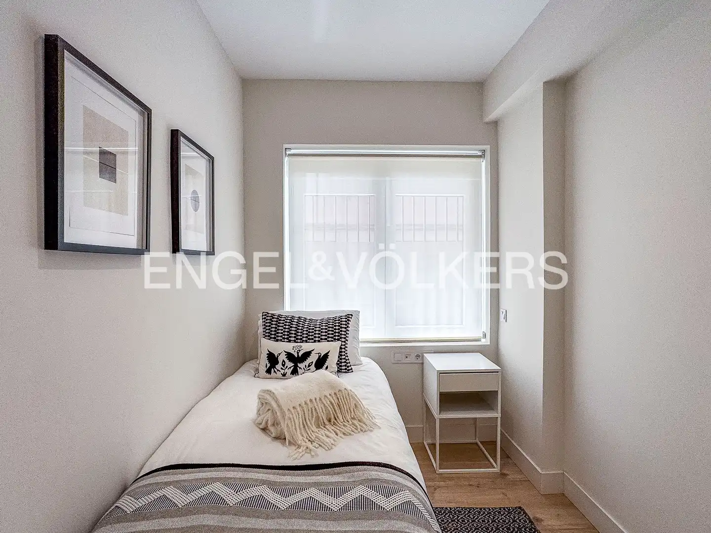 Bedroom of Flat for rent in Barcelona  with Air Conditioner, Heating and Parquet flooring