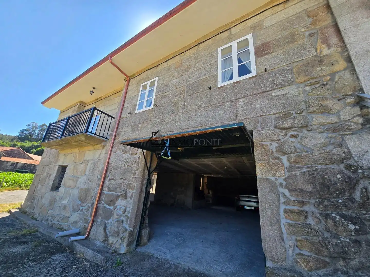 Vista exterior de Casa o chalet en venta en Campo Lameiro con Jardín privado, Terraza y Balcón