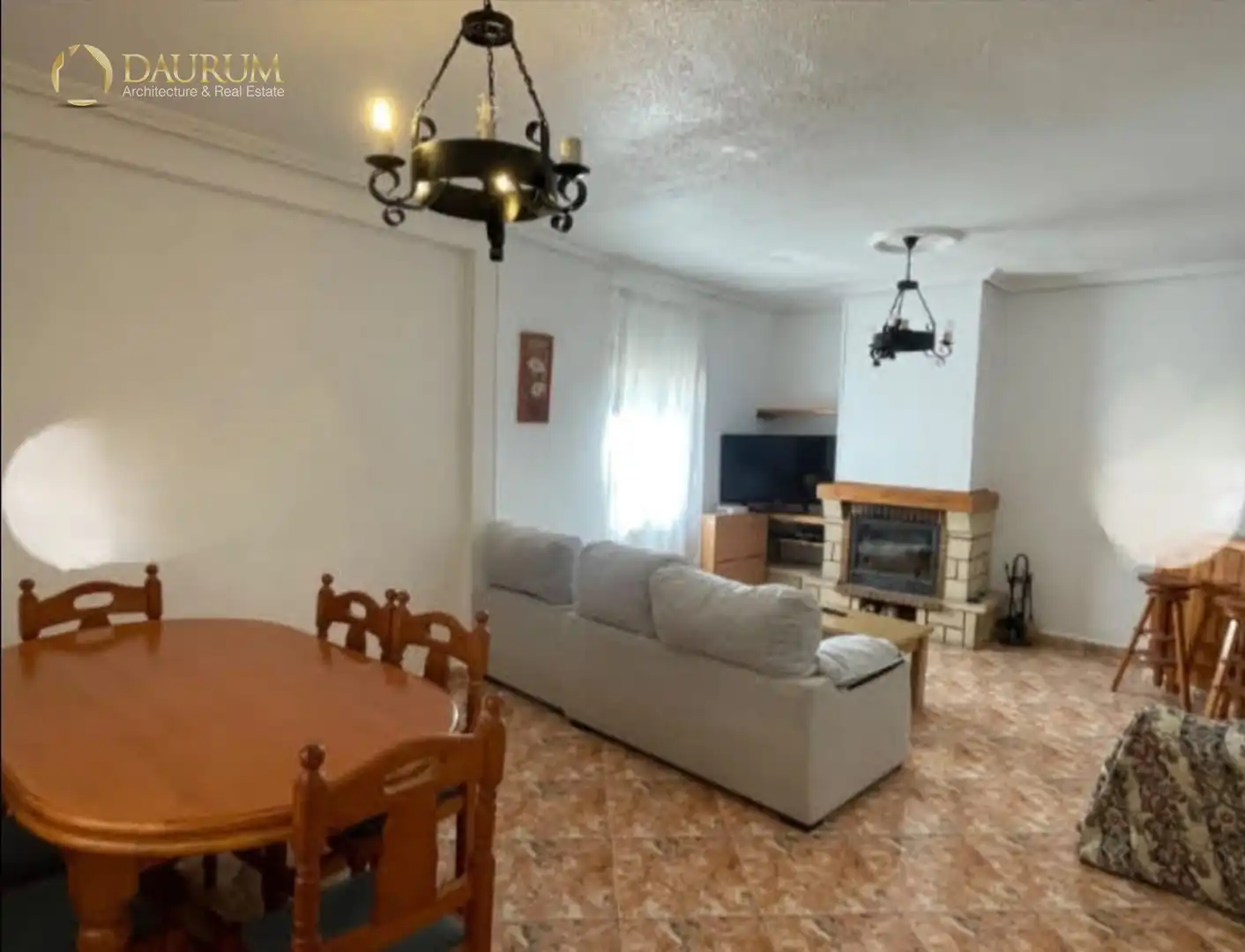 Sala d'estar de Casa o xalet en venda en Elche / Elx amb Aire condicionat, Terrassa i Traster