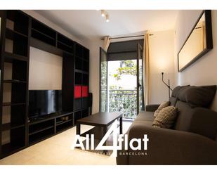 Exterior view of Flat to rent in  Barcelona Capital  with Heating, Furnished and Balcony