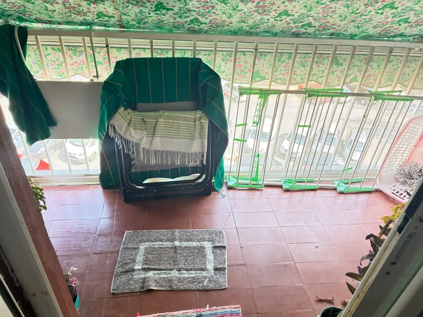 Terrasse von Wohnung zum Verkauf in Terrassa mit Balkon