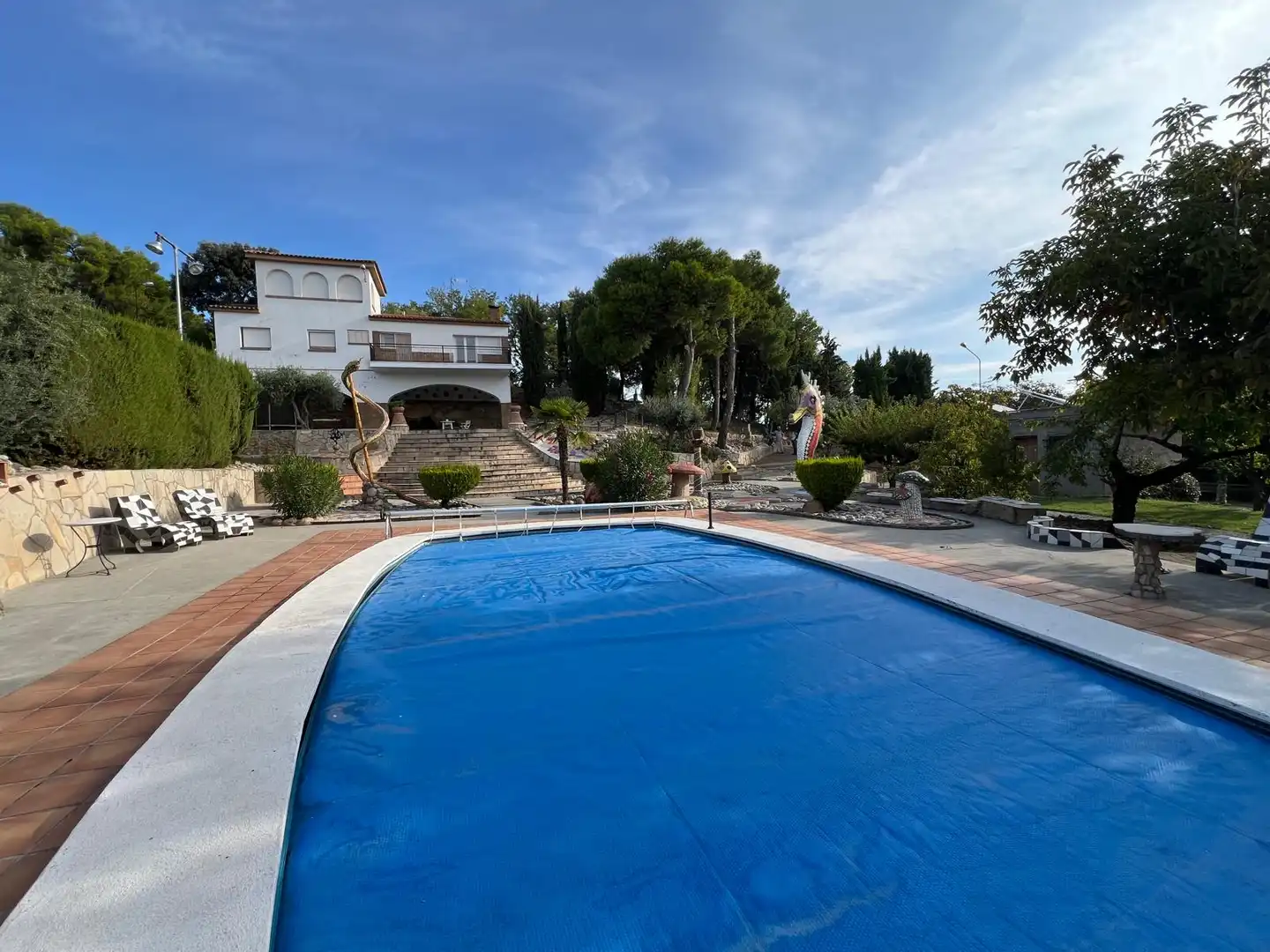 Piscina de Casa o chalet en venta en La Sentiu de Sió con Jardín privado, Piscina y Amueblado