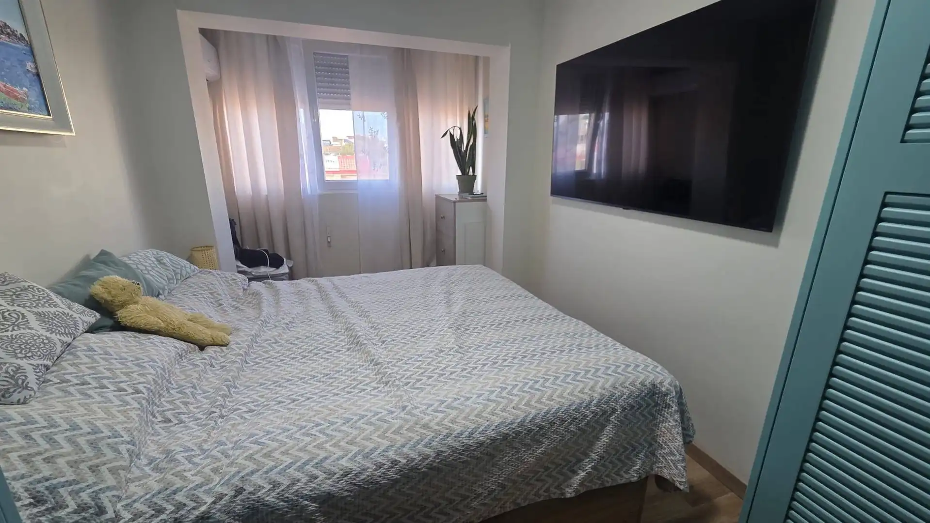Bedroom of Flat for sale in Sagunto / Sagunt  with Air Conditioner, Storage room and Furnished