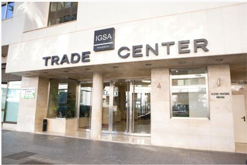 Vista exterior de Oficina de lloguer en  Valencia Capital amb Aire condicionat