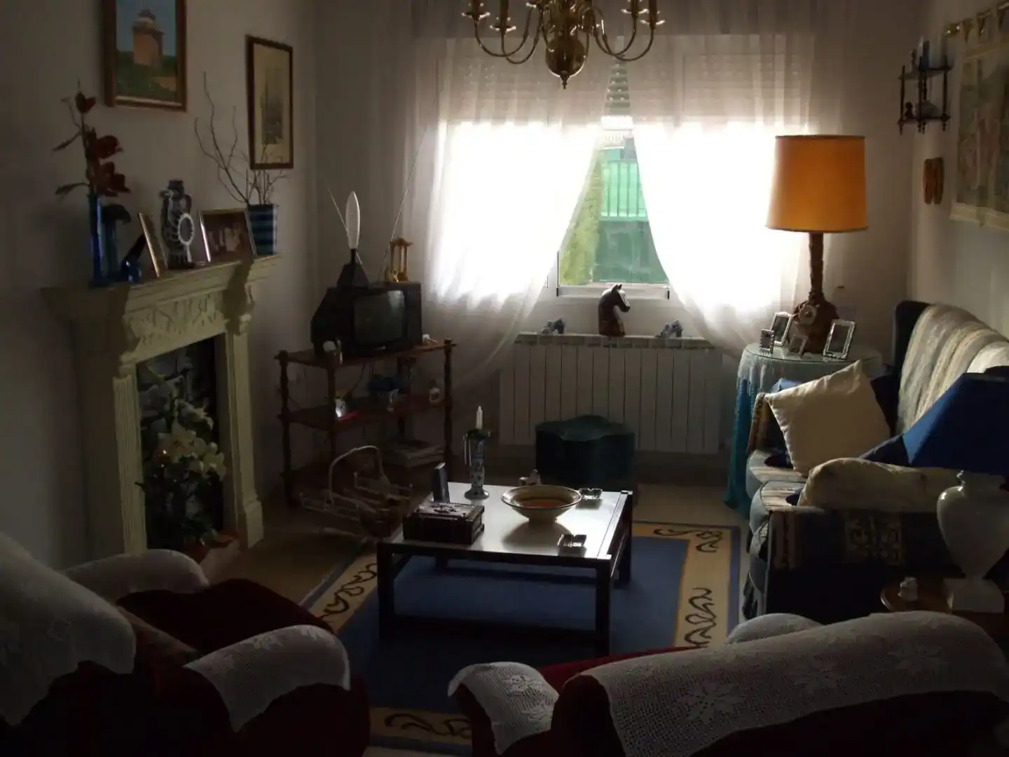 Sala de estar de Casa o chalet de alquiler en Mojados con Jardín privado, Parquet y Amueblado