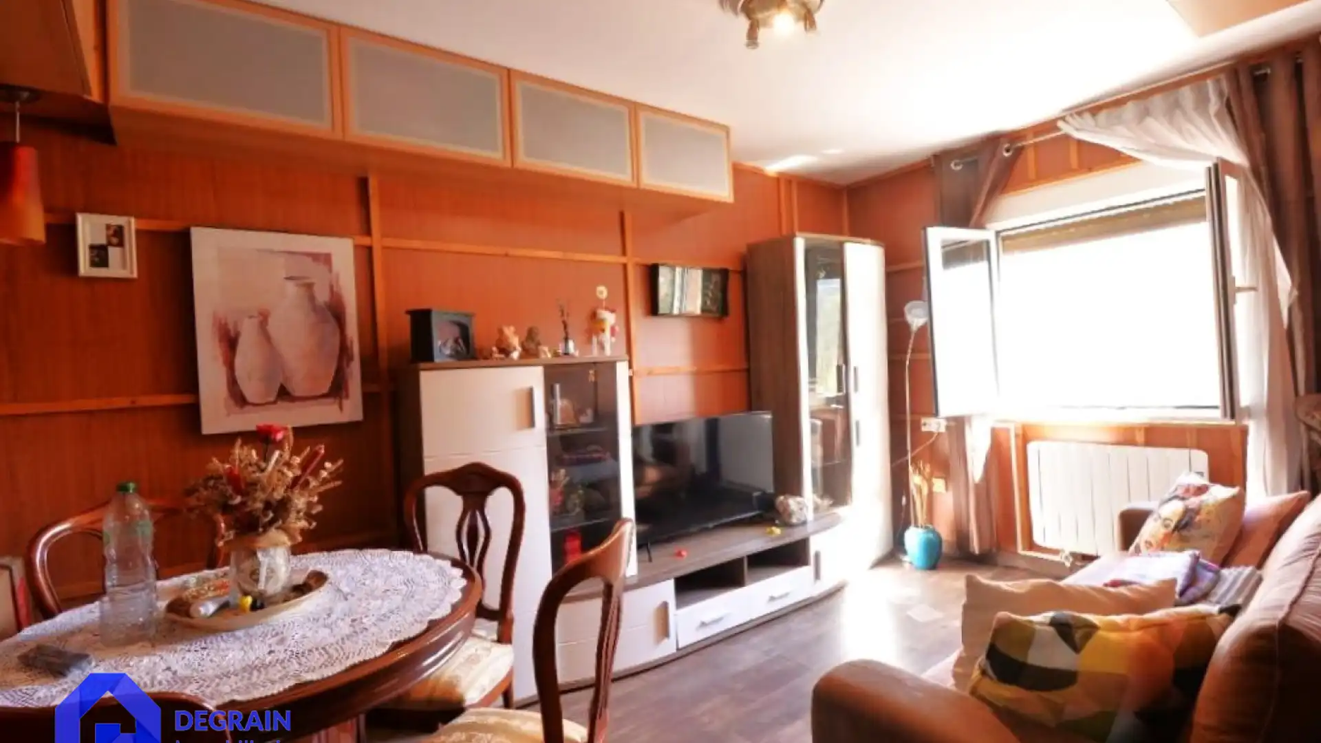 Sala de estar de Piso en venta en Oviedo  con Calefacción