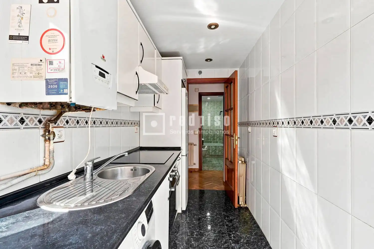 Cuina de Pis de lloguer en Madrid amb Aire condicionat, Calefacció i Parquet