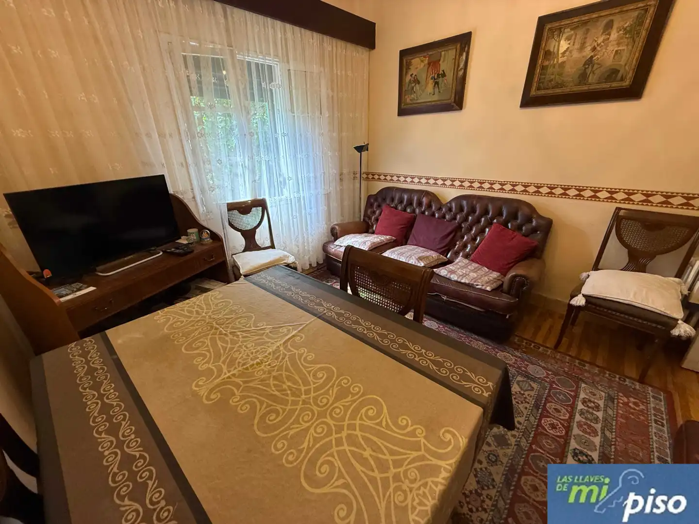 Sala de estar de Casa o chalet en venta en Valladolid con Jardín privado, Parquet y Terraza