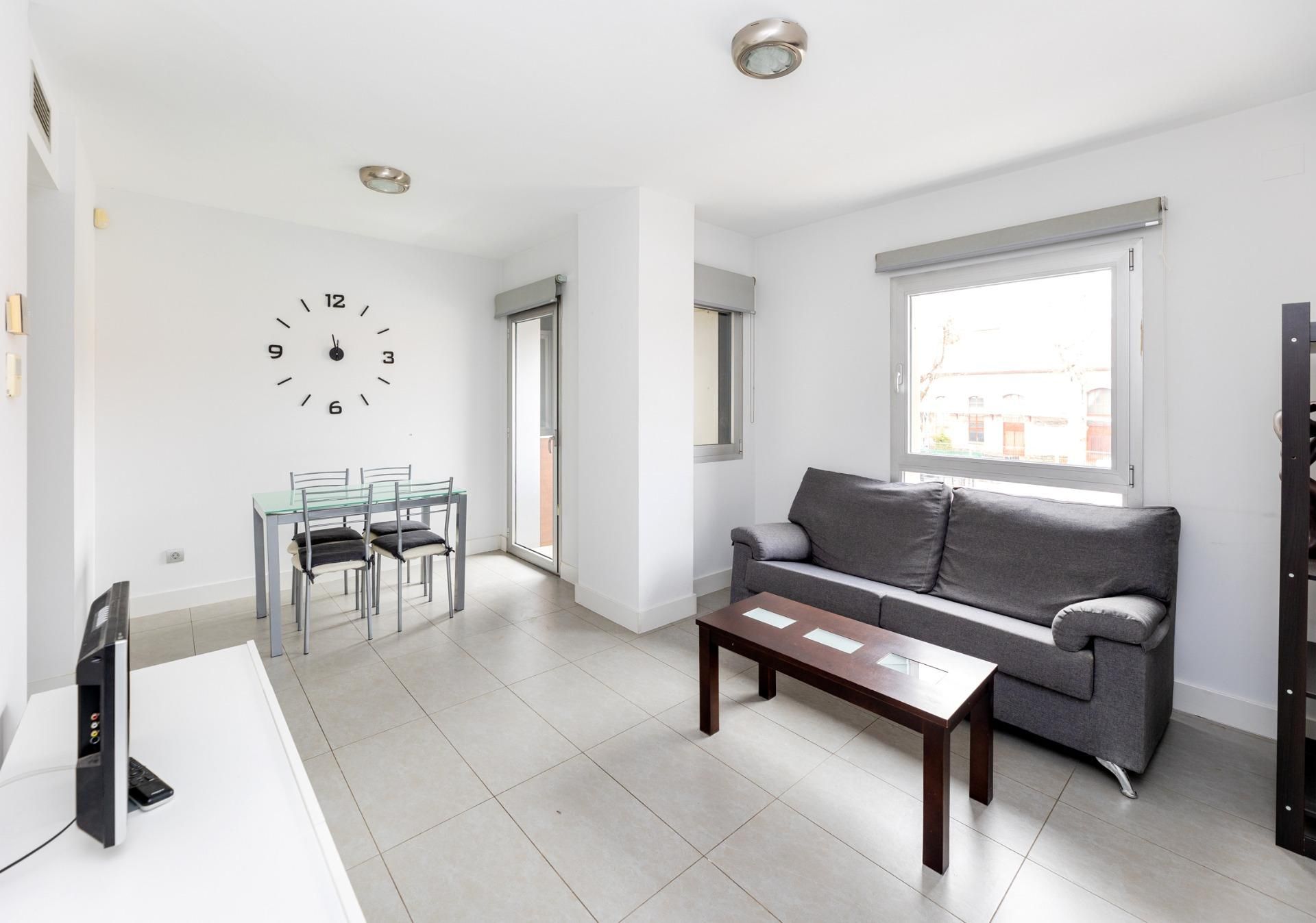 Sala d'estar de Apartament en venda en  Granada Capital amb Aire condicionat, Moblat i Balcó