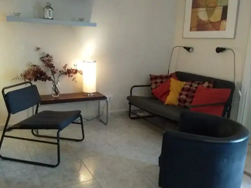 Living room of Flat for rent in  Barcelona Capital  with Air Conditioner