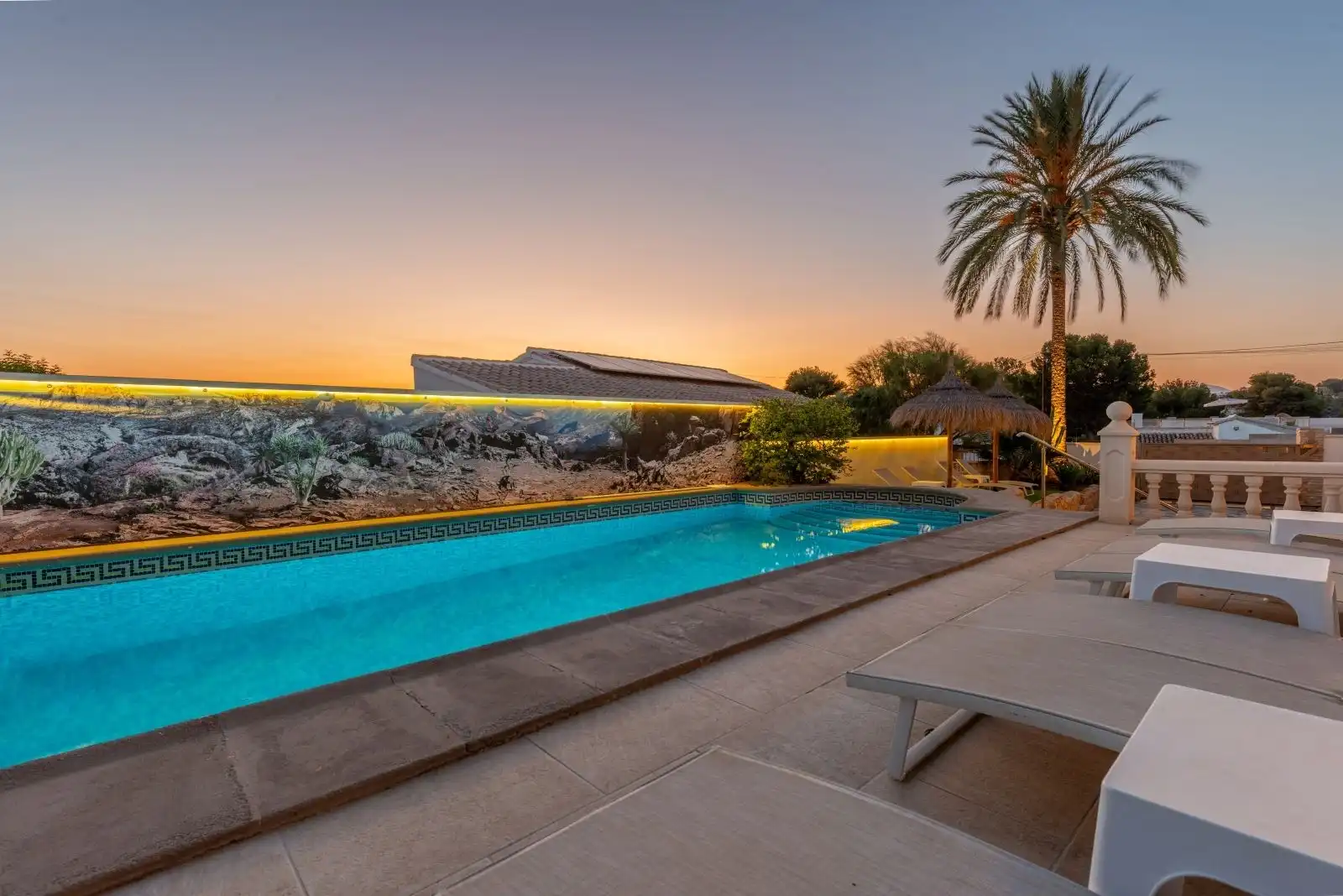 Piscina de Casa o chalet en venta en Moraira con Aire acondicionado, Calefacción y Terraza